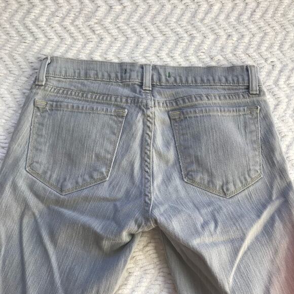 J Brand Gray Straight-Leg Low-Rise Jeans Size 26 - Picture 2 of 4